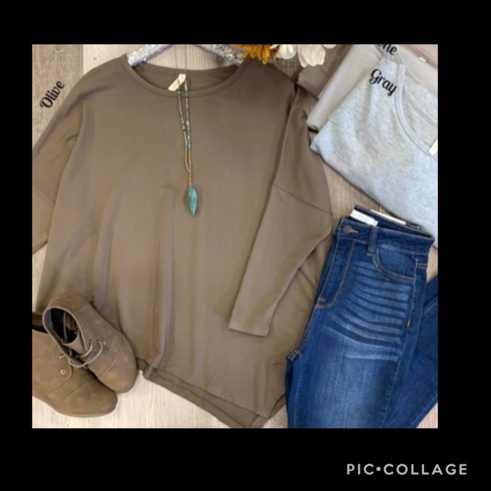 Monte Sano Top in Gray